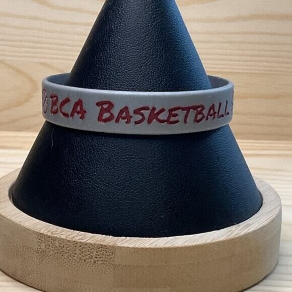 Gray BCA Basketball Colossians 3:25 Bracelet School - Picture 1 of 5